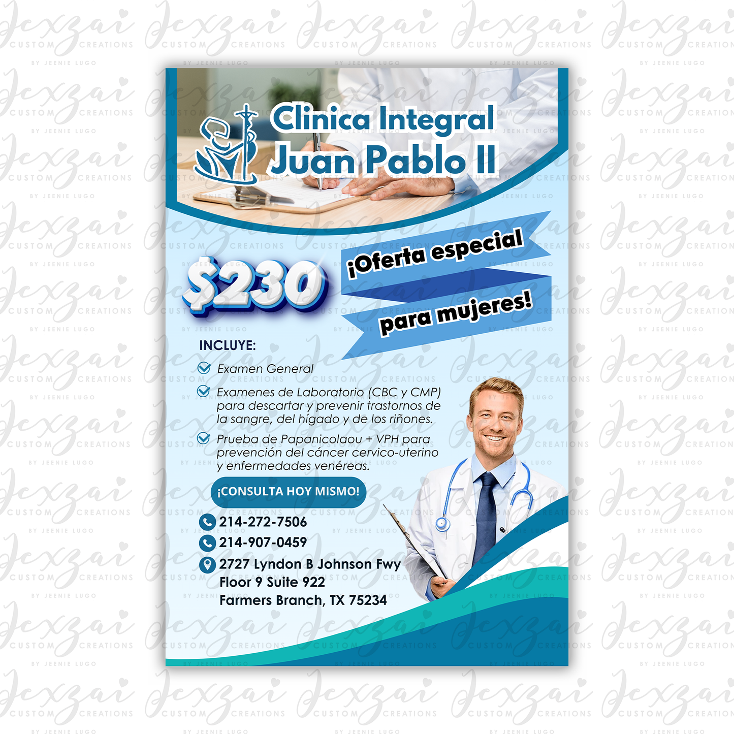 5X7 Glossy Cardstock Flyers