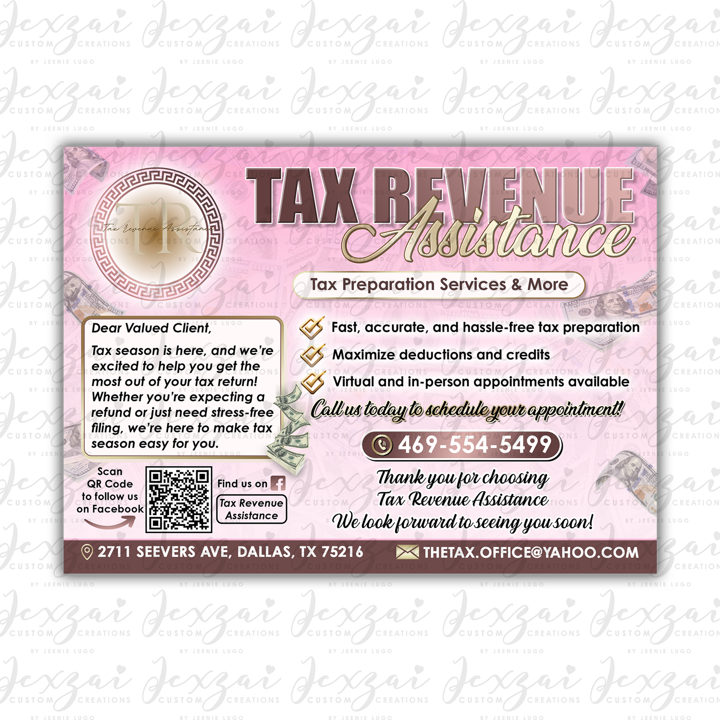 5X7 Matte Cardstock Flyers