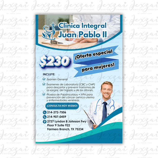 5X7 Glossy Cardstock Flyers