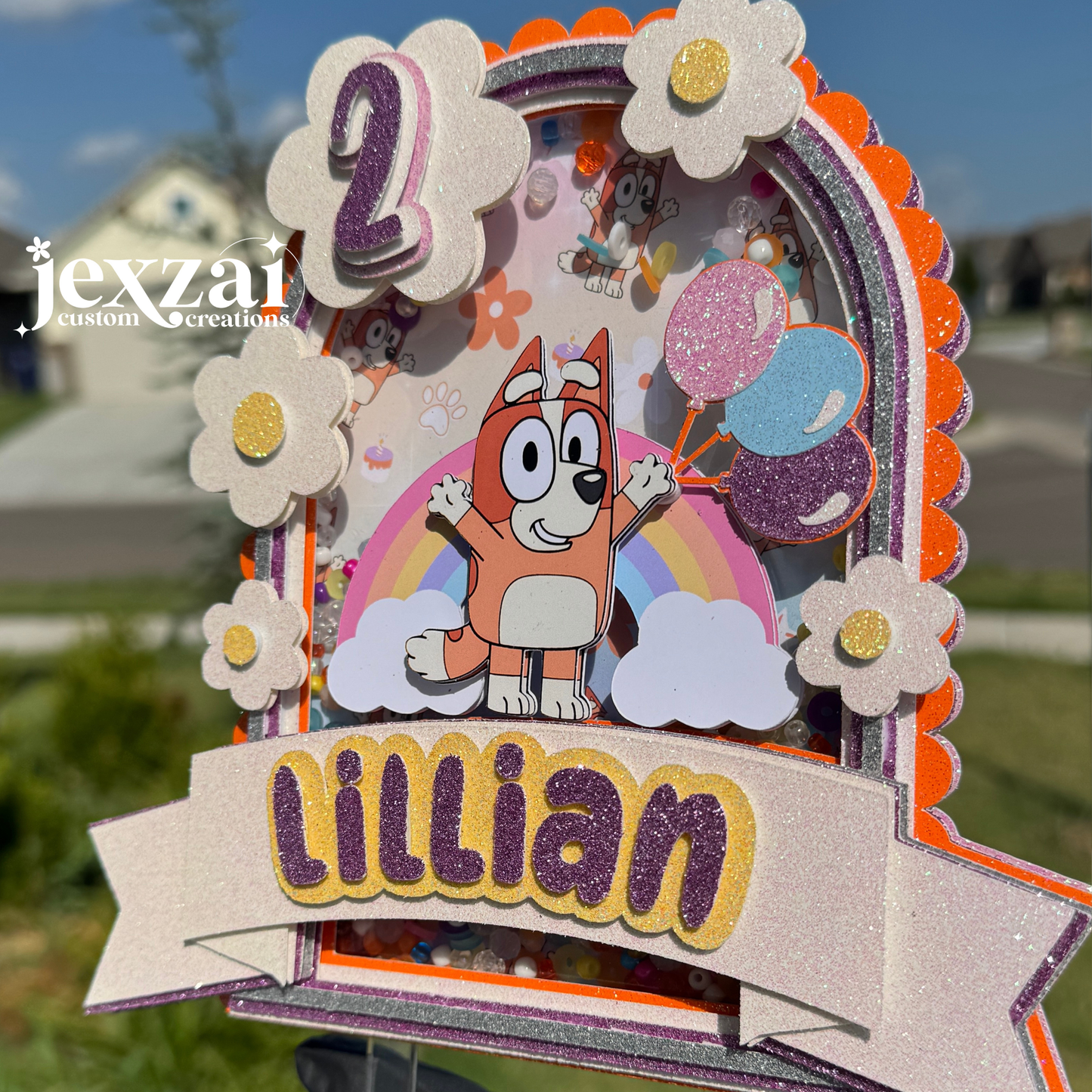 Bingo Birthday Cake Topper