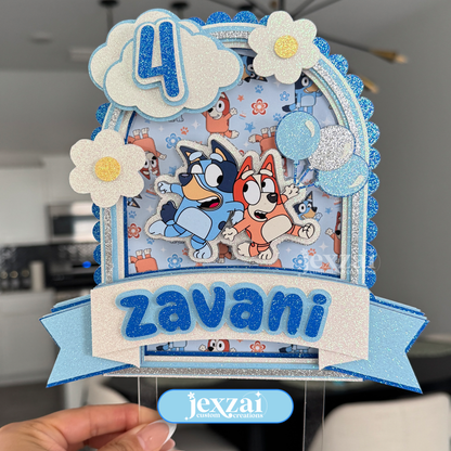Bluey Birthday Cake Topper