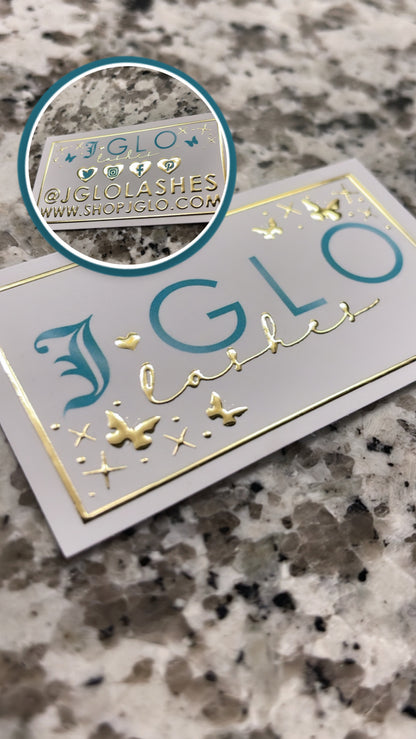 Raised Foil Business Cards