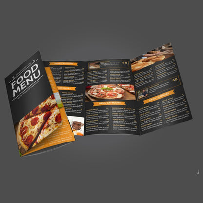 8.5x11 Tri-Fold Menus