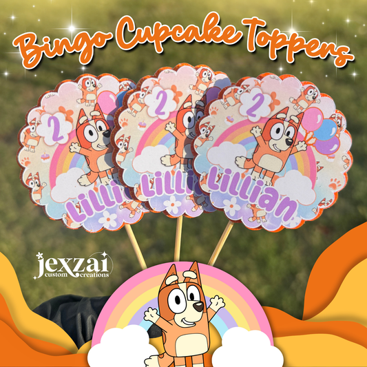 Bingo Cupcake Toppers