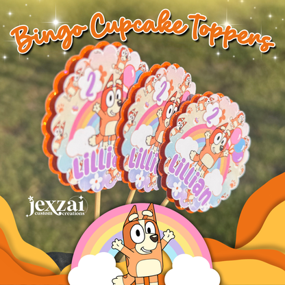 Bingo Cupcake Toppers