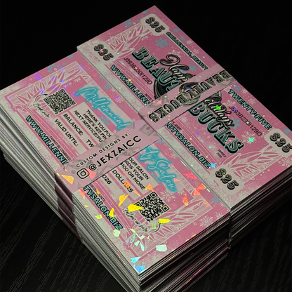Holographic Beauty Bucks