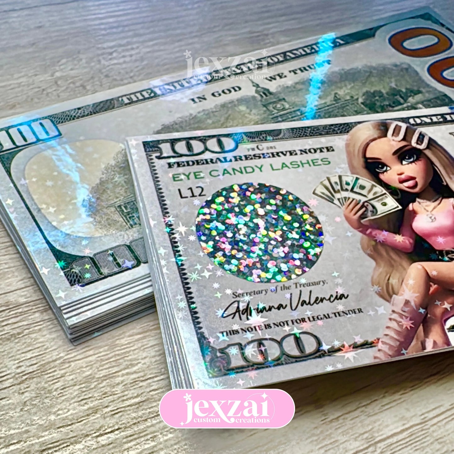 Holographic Scratch Off Beauty Bucks