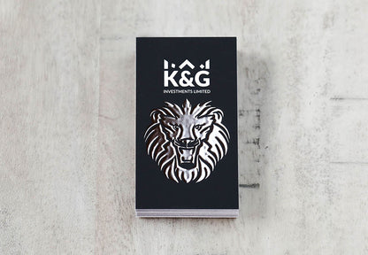 Raised Foil Business Cards