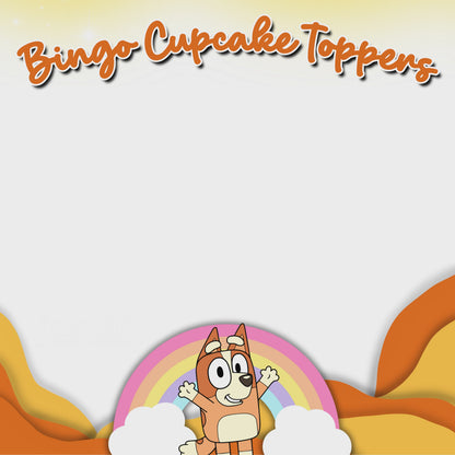 Bingo Cupcake Toppers