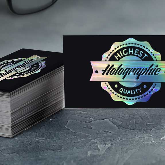 Raised Foil Business Cards